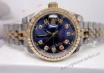 Copy Rolex Datejust 2-Tone Watch Blue Face Diamond Markers Women_th.jpg